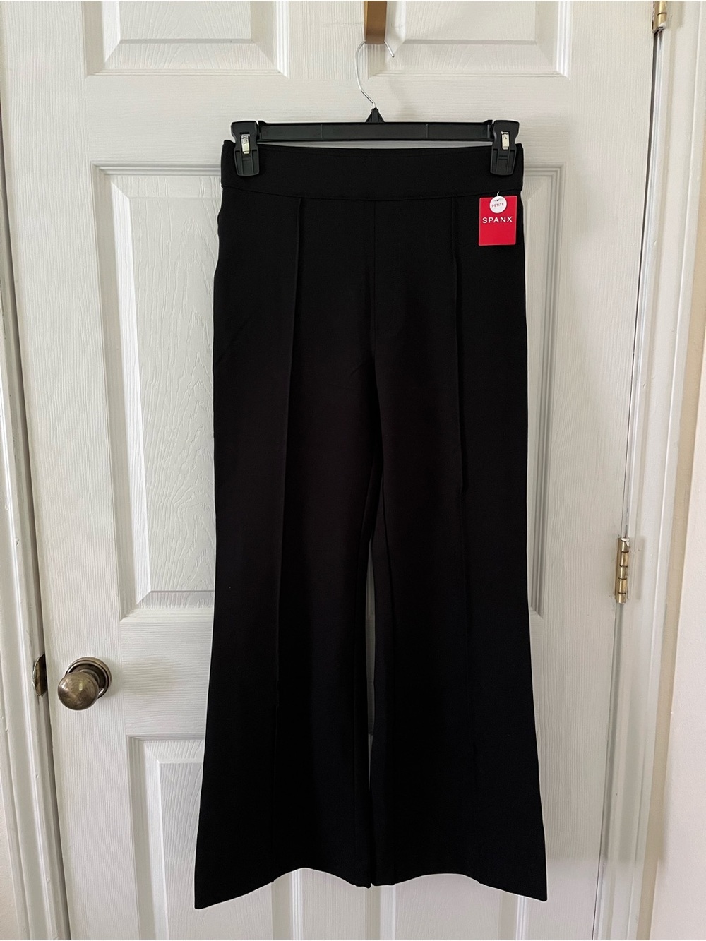 SPANX Womens Black Elastic Dress Pants